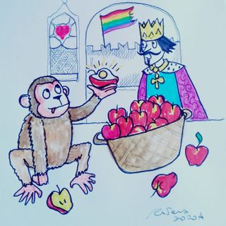 #FavoleaCasa di oggi propone “Le mele”, la favola sulla capacità di riconoscere e gioire delle piccole cose, letta e commentata da Fata Zucchina