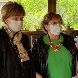 A sinistra Tiziana Petoletti con Rosa Tagliani