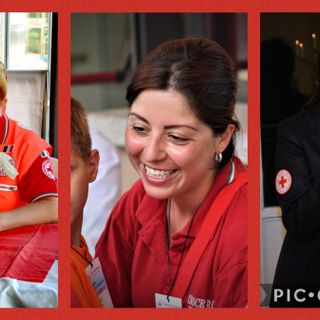 Le tre volontarie della "gentilezza" della Croce Rossa di Luino