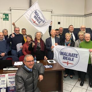 Elezioni, "Malnate Ideale" e il candidato sindaco del centrodestra Sandro Damiani incontrano gli elettori