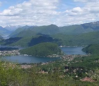 Il panorama mozzafiato che si può ammirare dalla chiesa di San Paolo a Marchirolo