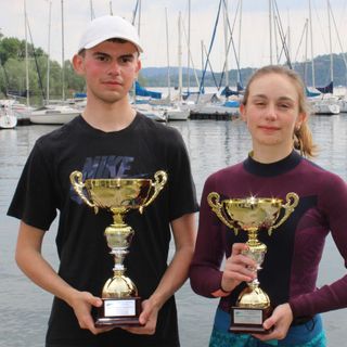 I vincitori Lorenzo Binda e Beatrice Macchi
