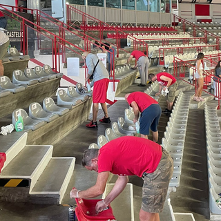 FOTO - Trenta tifosi biancorossi e un altro giorno di amore verso il "loro" palazzetto