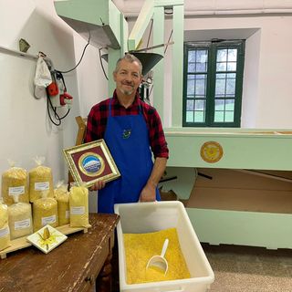 Stefano Bertoldo racconta il lavoro della sua azienda agricola Cascina Molino di Lentate a Sesto Calende