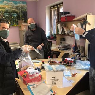 I tre sindaci dei Comuni dell'Unione