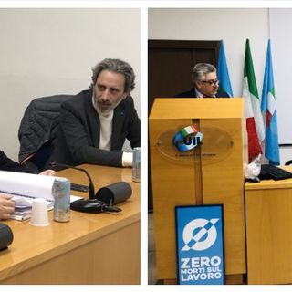 L'incontro alla Uil Lombardia con Majorino e Fontana (il 2 febbraio sarà la volta di Letizia Moratti)