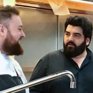 Il varesino Vincenzo Manicone insieme a Antonino Cannavacciuolo