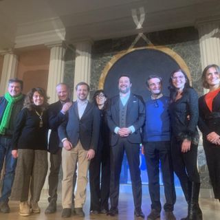 VIDEO e FOTO - Salvini arriva a Varese: «Il Governatore sarà ancora Fontana. Combattiamo l'astensionismo»