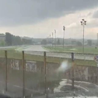 VIDEO - Grandine su Varese tra Biumo e zona Ippodromo