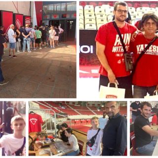 FOTO e VIDEO - La voglia di &quot;tessera&quot; vince ancora a Masnago: via alla campagna abbonamenti biancorossa