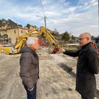 VIDEO e FOTO - Un nuovo ponte sul Tinella per una Luvinate più sicura