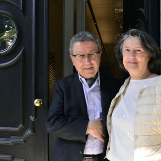 Marcello Morandini con la moglie Maria Teresa Barisi, un vulcano di idee e donna dall’entusiasmo contagioso