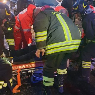 I soccorritori sul posto