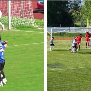 Scapinello-gol trascina la Solbia e Gabrielli-gol fa sfiorare all'Olrepò la serie D