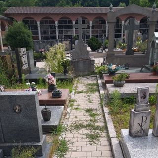 FOTO. Azzate, cimitero sommerso dalle erbacce: «Due mesi senza manutenzione»