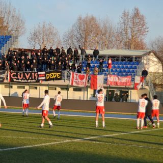Curva e Passione Biancorossa sosterranno anche domani i giocatori (foto Ezio Macchi)
