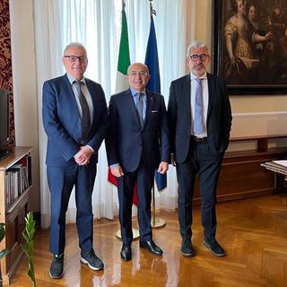 Da sinistra: Baggi, Pasquariello e Tenaglia