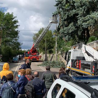 Le operazioni dei vigili del fuoco