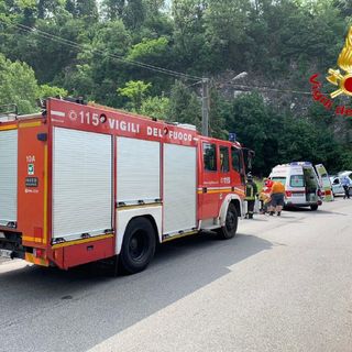 L'incidente di questa mattina a Besozzo