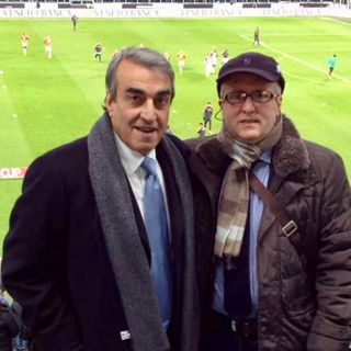 Antonino Testa insieme a Pietro Anastasi allo Stadium Antonino Testa insieme a Pietro Anastasi allo Stadium