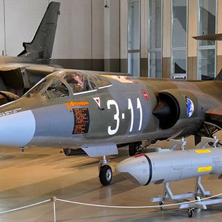 Un aereo Lockheed F-104G Starfighter (archivio)