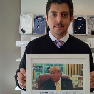 LA STORIA. Matteo Petullo e quella pazza idea di creare la camicia per Trump: «Che soddisfazione. Ma più tutele per il Made in Italy»