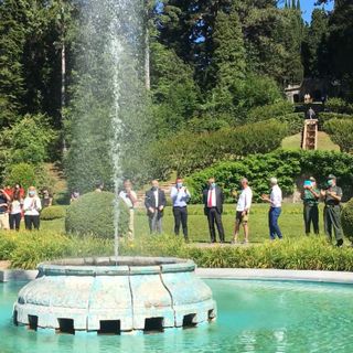 FOTO e VIDEO. Villa Toeplitz torna al suo splendore: riaccese le storiche fontane del parco