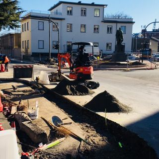 FOTO. Entro pochi giorni pronti anche i marciapiedi: così rinasce l'area ex Enel a Varese