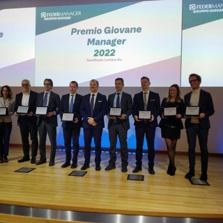 I 10 manager lombardi premiati in occasione della semifinale del Premio Giovane Manager 2022