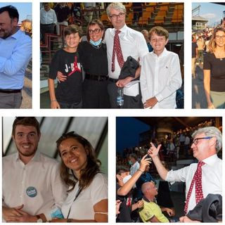 FOTOGALLERY. I mille volti dell'ippodromo nella sera del "100 a 0" urlato dal sindaco Galimberti