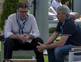 Uno-due di Giorgetti e Galimberti sul centro federale: «Unità e vocazione sportiva elemento in più rispetto ad altri per avere la Coverciano del ghiaccio. Che non è un palazzetto...»