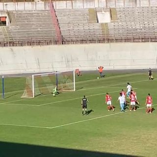 Il gol di Ponsat su rigore: Priori l'aveva quasi preso