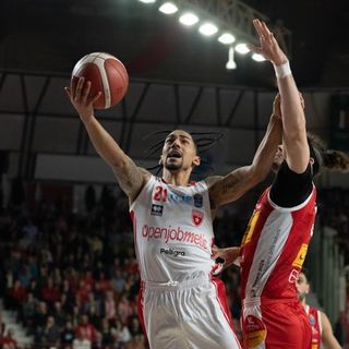 Olivier Hanlan, uno dei migliori di serata (foto Fabio Averna)