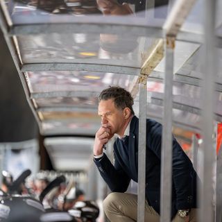 Glavic in panchina a Caldaro, l'ultima con il Varese (foto Galbiati)