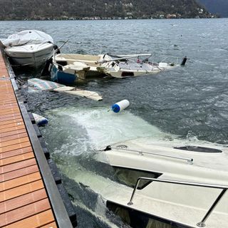 Tempesta sul lago Ceresio, danni a decine di imbarcazioni: «Una battaglia contro la furia della natura»