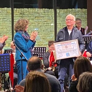 Bruno Monestier, premiato dalle istituzioni locali