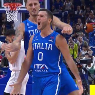 Marco Spissu, protagonista dell'impresa contro la Serbia