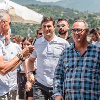 FOTO. Javier Zanetti: «Un grazie a Luino per questa splendida accoglienza, mi sono sentito come a casa»