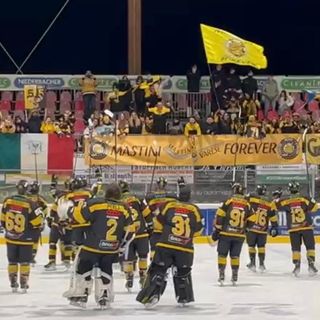 La corsa della squadra verso i Mastini Forever presenti a Caldaro