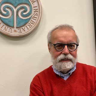 Una foto del professor Fabio Minazzi