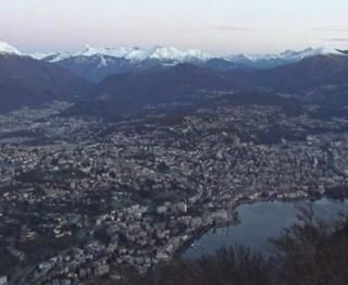 Una delle foto postate dalla pagina Facebook di MeteoSvizzera questa mattina