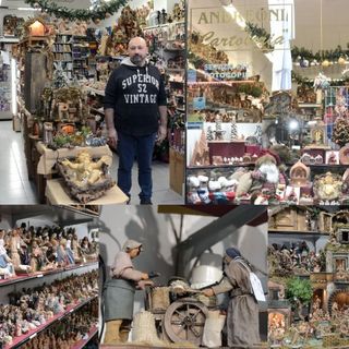 Alla Cartoleria Andreoni di via Garibaldi a Varese si torna bambini: Chiara Andreoni e il marito Stefano si occupano di allestire ogni anno allestimenti e vetrine speciali