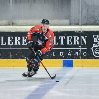 Daniel Tedesco, miglior realizzatore dell'ultima IHL con il Caldaro (63 punti con 35 gol e 28 assist in 36 partite)