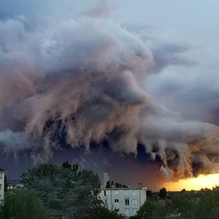 Foto tratta dalla pagina Facebook di NaturalMeteo