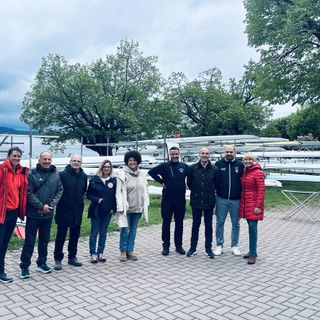 Il Coni lombardo in visita a Gavirate: tappe alla Canottieri e all'Atletica