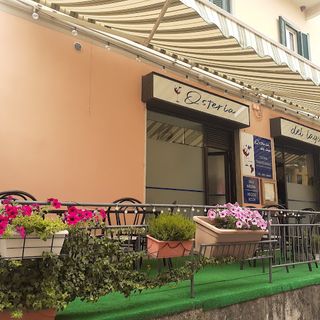 L'ingresso dell'Osteria del Lago di Ispra