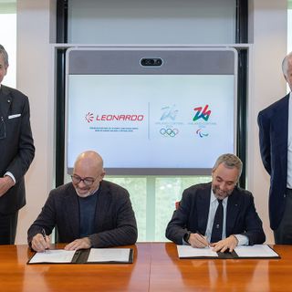 Leonardo in pista per le Olimpiadi di Milano-Cortina 2026