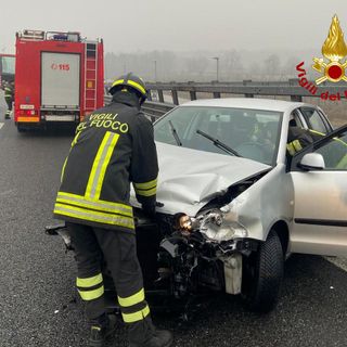 L'incidente di oggi sulla superstrada di Malpensa L'incidente di oggi sulla superstrada di Malpensa