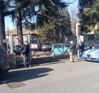 L'ingresso dell'Enaip di Varese dov'è avvenuto l'accoltellamento