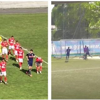 Zazzi gol finisce sotto la tribuna